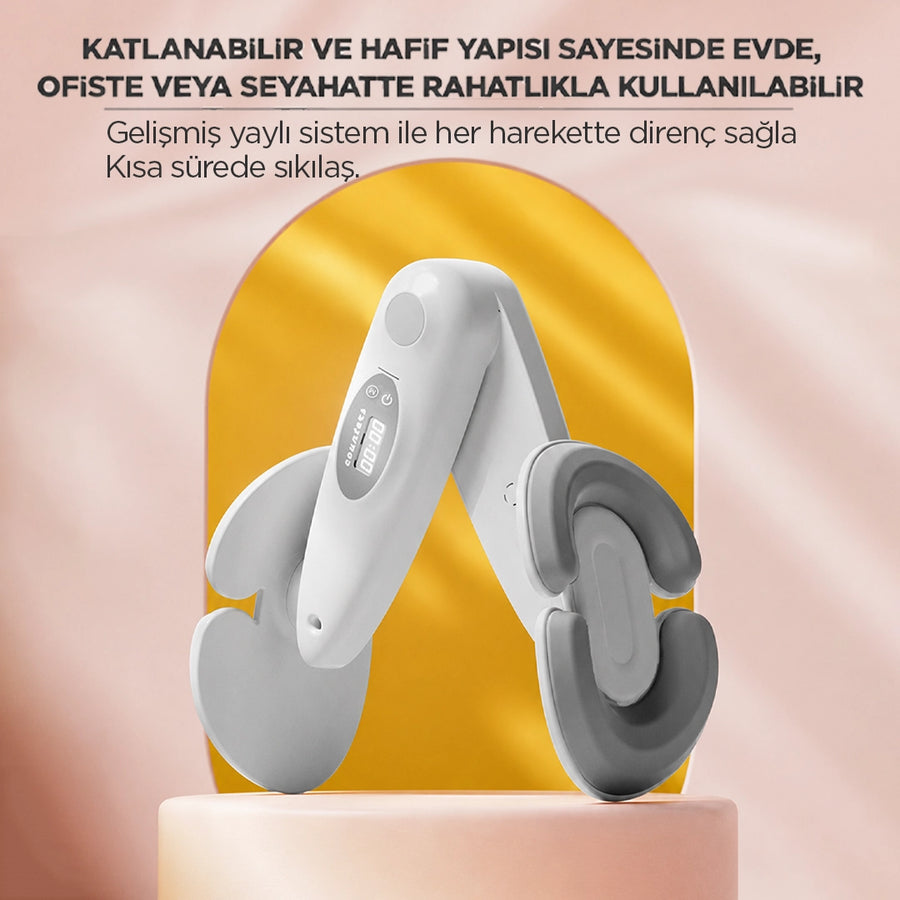 İç Bacak Egzersiz Aleti Thigh Master Kegel Cihazı Pelvik Taban Kas Aleti Kalça ve Kol Sıkılaştırıcı